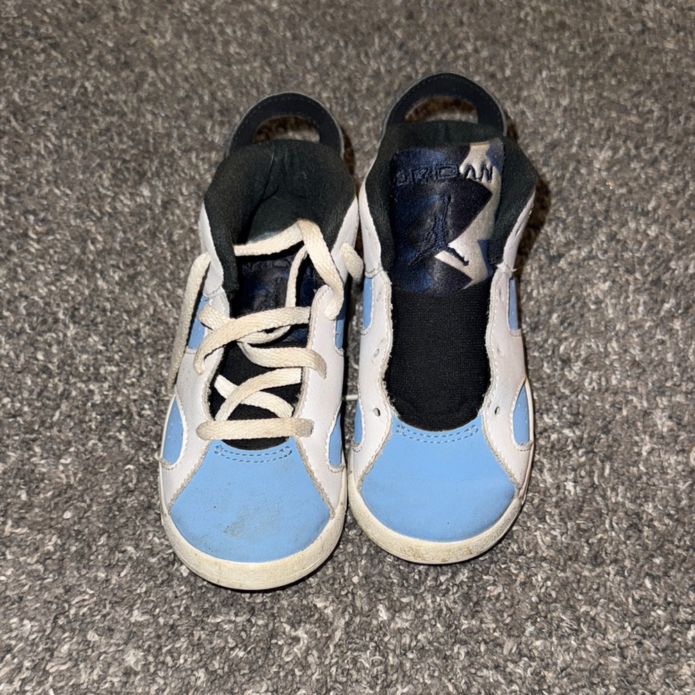 Kids Blue and White Shoes